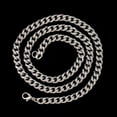 thumbnail image 4 of K-KED Size 4-6mm Men~s Necklace Stainless Steel Cuban Link Chain Hip Hop Delicate Jewelry GY:yq-6mmx20in, 4 of 6