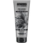 FEELING LEGENDARY Freeman Pore Clearing Volcanic Ash Peel Off Gel Facial Mask, Deep Cleansing, Removes Dirt From Pores, Doesnt Over Dry, Perfect For All Skin Types, For Men, 6 fl.oz./175 mL Tube