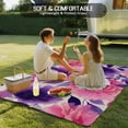 thumbnail image 4 of Watercolor Floral Outdoor Rug for Patio/Deck/Porch, Non-Slip Large Area Rug 3 x 5 Ft, Spring Flowers Botanical Retro Beige Indoor Outdoor Rugs Washable Area Rugs, Reversible Camping Rug Carpet Runner, 4 of 8