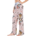 thumbnail image 2 of Women Pajama Pants Lounge Pants Long Stretch Comfy Sleepwear Fox Dancer, 2 of 7