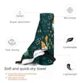thumbnail image 5 of DouZhe Quick Dry Beach Towel, Super Absorbent Cute Little Gnomes Mushroom Pattern Bath Travel Towels, 31.5"x63", 5 of 7