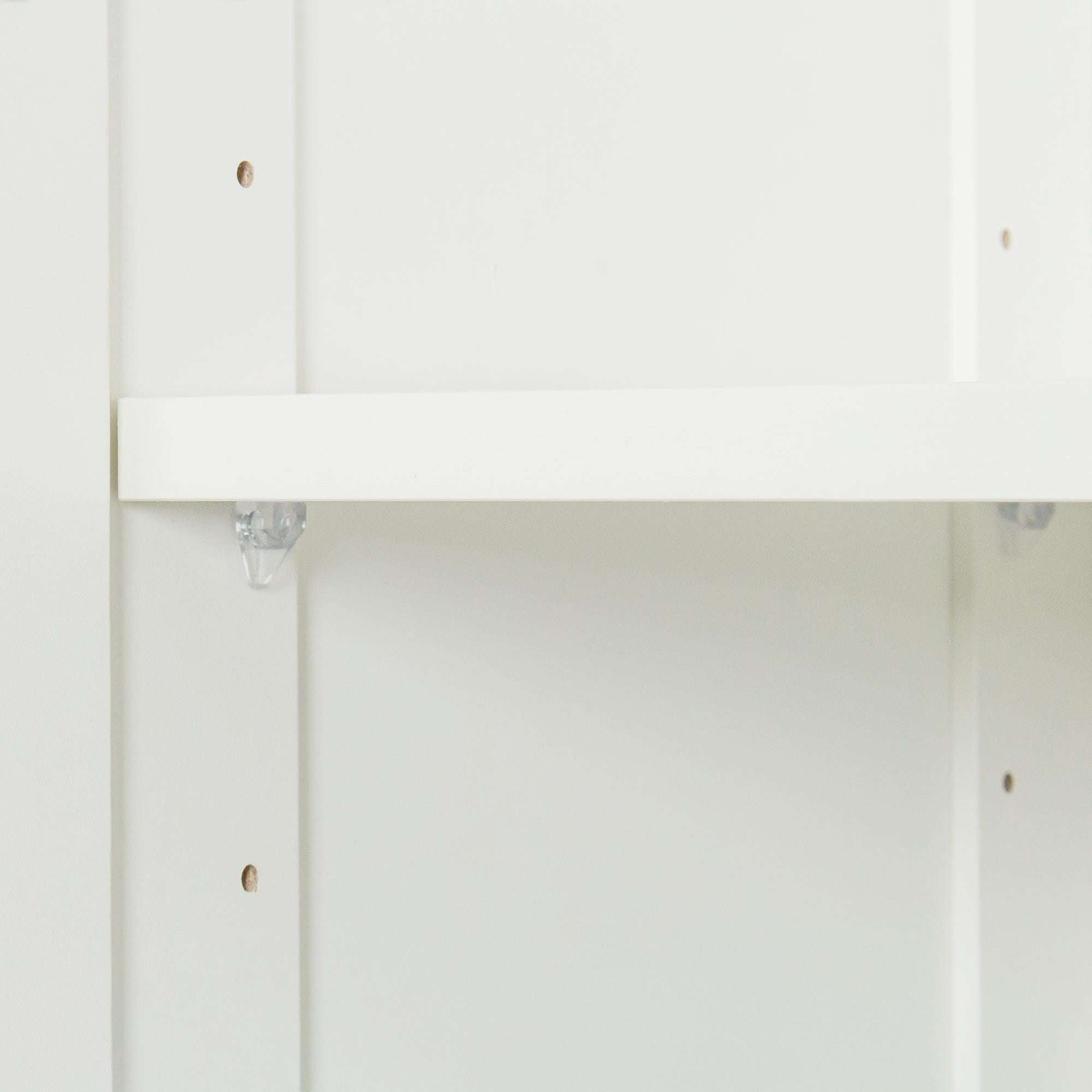 UBesGoo 71" Kitchen Pantry Cabinet with Doors and Shelves Double Door Storage Cabinet, White