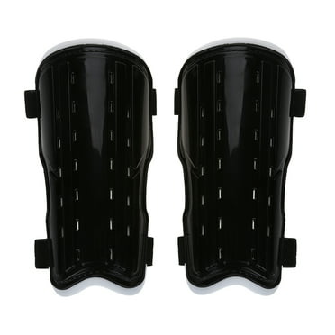 1Pair Soccer Football Breathable Leg Shin Protective Guards Pad Board for Adults (Black)