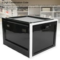 thumbnail image 4 of Lockable Medicine Storage Box, Sturdy & Food Grade Safe Locker, 3 Digit Code Lock, Multifunctional Fridge Lock Box for Medication, Food, Home Security, Plastic, 12 X 8 X, 4 of 7