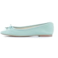 thumbnail image 2 of Sam Edelman Felicia Tide Blue Luxe Slip On Rounded Toe Flexible Ballet Flats (Tide Blue Luxe, 9), 2 of 8