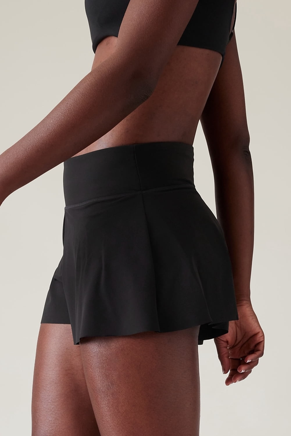 Comfortable and Versatile Women's Swimwear - Black Active Swim Bottoms | [ZhiHiMeRi] | (US 8-10)M