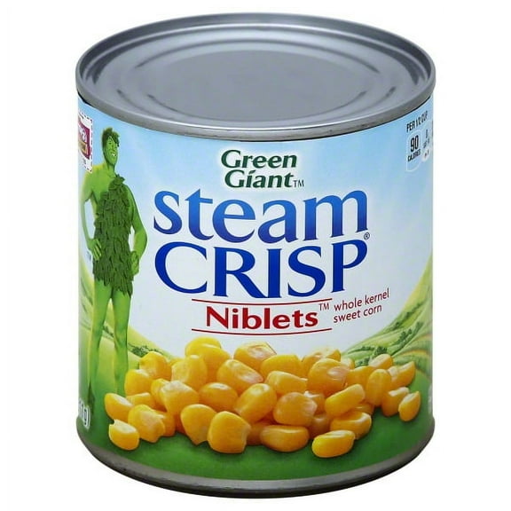 Green Giant Steam Crisp Niblets Whole Kernel Sweet Corn, 11 oz Can