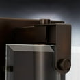 thumbnail image 5 of Urban Ambiance Luxury Mid-Century Modern Bath Fixture, Size: 8-3/8"H x 7"W, with Luxe Style Elements, Olde Bronze Finish and Clear Shade, UHP2454, 5 of 7