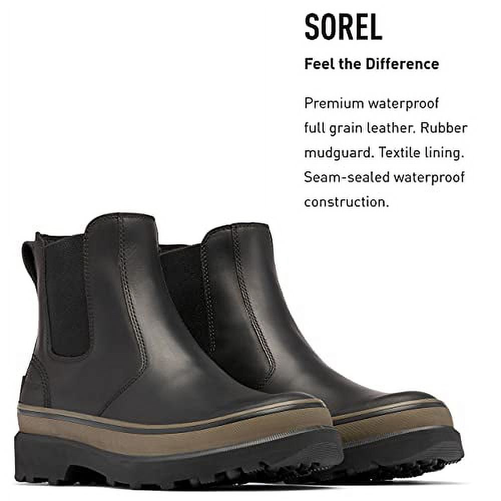 sorel men's caribou chelsea boot