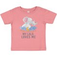 thumbnail image 3 of Inktastic I Love My Lala Elephant Family Boys or Girls Baby T-Shirt, 3 of 5