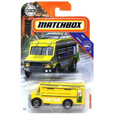 Matchbox Chow Mobile Ice Cream Yellow MBX Service Diecast 1/64 ...