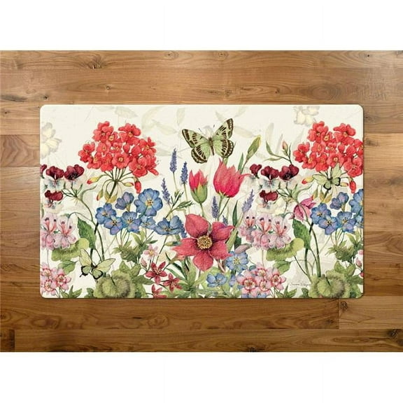 Americo 7170FGD830 Floral Garden Printed Mat, Eversoft - 8 x 30 in.