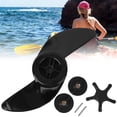 thumbnail image 2 of Zyyini QP05014B Marine 2 Blades Motor Boat Propellers T34 Electric Blade Engine Outboard,Blade Replacement,Propeller Blade, 2 of 10