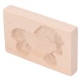 thumbnail image 3 of Molde para galletas de animales, encantador y vívido sello de madera para galletas, fácil de desmoldar, molde para galletas de caballo de Troya., 3 of 14
