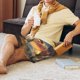 thumbnail image 5 of Balery Starry Sky White Horse Pantalones cortos de pijama de punto de algodón para hombre con cinturilla y bolsillos-X-Large, 5 of 6