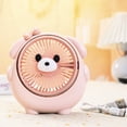 thumbnail image 5 of Cute Animal Handheld Fan, Portable Small Fan with Removable Front Cover, Tiltable Cool Breeze with 3 Speeds, Ultra Quiet Table Fan, Rechargeable Air Circulator Fan for Indoor Outdoor Office Travel, 5 of 5