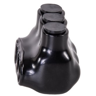 2-Port Black Multi-Tap Pre-Insulated Connector, 1/0 - 14 AWG - NSI Industries 2-Port Black Multi-Tap Pre-Insulated Connector, 1/0 - 14 AWG - NSI Industries