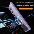 thumbnail image 2 of Dteck Magnetic for Samsung Galaxy S23 Ultra, Dustproof Design Compatible with MagSafe, Built-in Screen Protector Camera Protection Double Sided Clear Cover for Galaxy S23 Ultra,Purple, 2 of 7