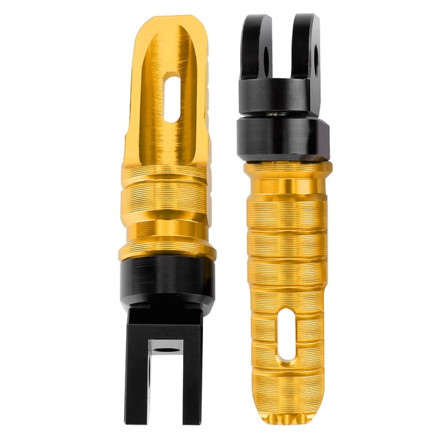 Reposapiés, reposapiés delanteros para motocicleta, accesorio delantero para motocicleta, soportes para reposapiés, elegantes y modernos