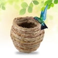 thumbnail image 3 of Nido de Pájaro de Paja Tejido A Mano, Jaula para Hámster, Loro, Cueva ideal para Pájaros Pequeños, 3 of 7