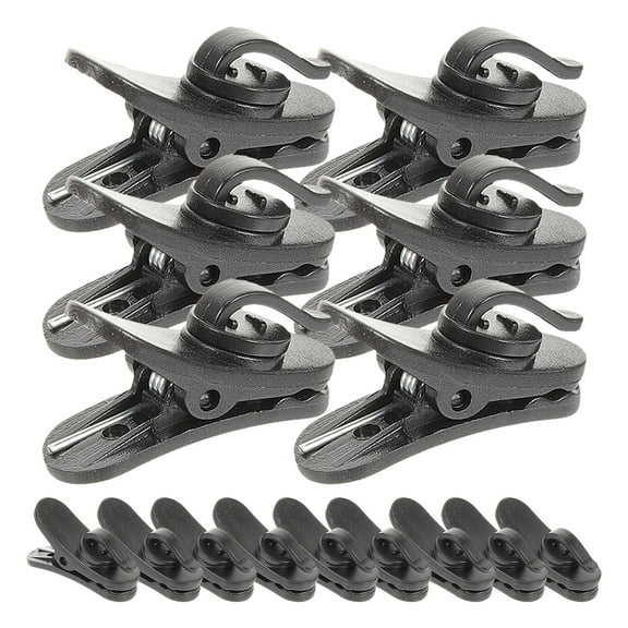 DINHEAROM Microphone Cable Clip for Casual Users Hands-Free Convenience 15Pcs 0.9x0.7x0.3in