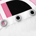 thumbnail image 3 of Erosebridal Kawaii Initial Letter Curtains and Drapes (52x63), Monogrammed P 30%-50% Blackout Curtains for Bedroom, Cute Ribbon Cow Curtains for Living Room, Window Drapes Bedroom Decoration, 3 of 6