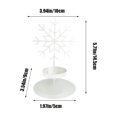 thumbnail image 3 of Candelabros Navideños en Forma de ciervo y Árbol de Navidad onlyliua pequeños de hierro, 3 of 6