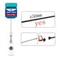 thumbnail image 4 of Oficina del maestro Botella de medicina Tapa de enfermera Hebilla de extracción fácil Hebilla de certificado Clip telescópico para estudiante Carrete de insignia, 4 of 5