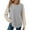 Gray#001, variant on Long Sleeve Womens Tops Lightweight Sweater Dressy Casual Soft Pullover 2025 Fall Business Color Block Clothing Gray S-2XL