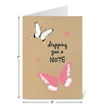 Thinking of You Kraft Greeting Card Value Pack Set of 20 (5 designs
