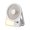 White, variant on Usb Rechargeable Fan With Induction Light 5 Speed Adjustable For Bedroom Student Dorm