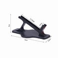 thumbnail image 3 of Adjustable Phone Stand for Desk, Sturdy Universal Holder Compatible with iPhone Samsung, Portable Foldable Phone Holder for Video Calls Reading Movies, Compact Lightweight Modern Design, 3 of 6