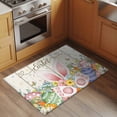 thumbnail image 3 of Happy Easter 2'x3' Washable Rug, Spring Colorful Eggs Rabbit Ear Feet Flowers Non-Slip Soft Doormat Area Rugs for Entrance Bathroom Bedsides, Carpet for Kitchen Bedroom, Entryway Floor Mat, 3 of 9