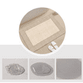 thumbnail image 2 of Namzi Bathroom Rug Mat , Non-Slip Plush Shaggy Bath Carpet, Machine Wash Dry, Bath Mats for Bathroom Floor, Tub and Shower, Bathroom Runner Bathmat Accessories Decor, khaki 11,16*24inch, 2 of 4