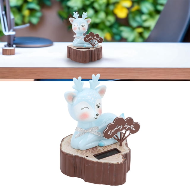 Figuras De Baile Solar, Cabeza Agitadora De Animales, Adorno Para Coche, Decoración Del Salpicadero, Adorno Para Tablero, Juguetes Con Energía Solar, Figuras Danzantes En
