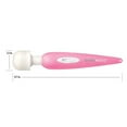 thumbnail image 3 of Bodywand Mini Wireless Rechargeable Personal Massage Wand, Pink, 3 of 4