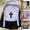 thumbnail image 2 of QHUDLV Pet Halloween Costumes Nun Cloak For Small Pet Cosplay Dress Pet Clothes H4U7 Gift Kitten Accessoties Funny Puppy, 2 of 5