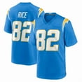 thumbnail image 1 of Camiseta de fútbol americano de #82 de Brenden Rice para hombre - S, 1 of 2