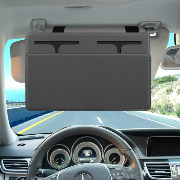 Sun Visor Extender for Car, Visor Sunshade Sun Blocker for Driver or Front Seat Passenger, Removable Extender, Safe Driving, Universal for Car, SUV, Gray