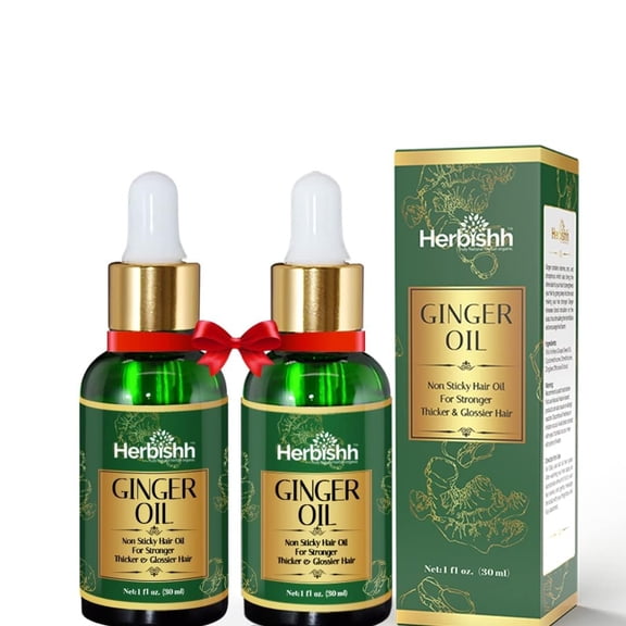 Herbishh Amazing Argan Oil, Pure Moroccan Argan Oil for Skin & Hair, Repair Damaged Hair, Deep Nourish Anti-UV-30ML-(2pack)