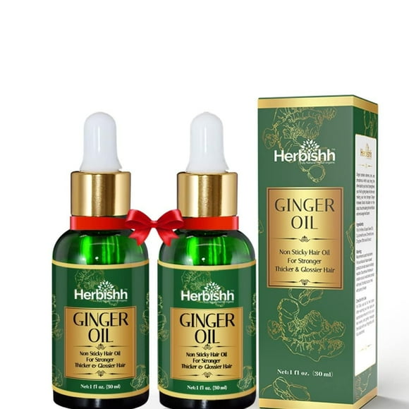 Herbishh Amazing Argan Oil, Pure Moroccan Argan Oil for Skin & Hair, Repair Damaged Hair, Deep Nourish Anti-UV-30ML-(2pack)
