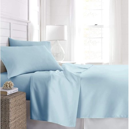 Beckham Hotel Collection Fitted Sheet (2-Pack) - California King - Sky Blue