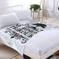 thumbnail image 3 of Elegant Durable Soft Flannel Blanket - Cozy Warm Design for Sofa Travel Bed & Chair - Classic Symmetrical Flourishes, 3 of 7