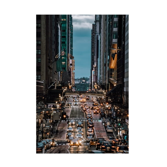 Trademark Fine Art Gengchen Wang 42th Street Canvas Wall Art