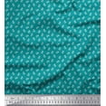 thumbnail image 1 of Soimoi Cotton Voile Fabric Anchor Hook Nautical Print Fabric by The Yard 42 Inch Wide, 1 of 3