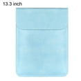 thumbnail image 2 of ziyahi Laptop Cover Waterproof PU Storage Sleeve Bag Notebook Computer Cover Replacement for MacBook, Blue, 13.3 inch, 2 of 7