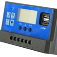 thumbnail image 2 of Controlador De Carga Solar, 12V 24V 30A Controlador Solar Protección Contra Cortocircuitos De Baja Calefacción Para El Hogar, 2 of 8