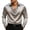 Gray, variant on Men's Draped Cowl Neck Shirt Solid Color Elegant Temperament Satin-Like Blouse With Turn-Down Collar Long Sleeve Casual And Formal Wear Top For Business Parties And Daily Outfits 2026