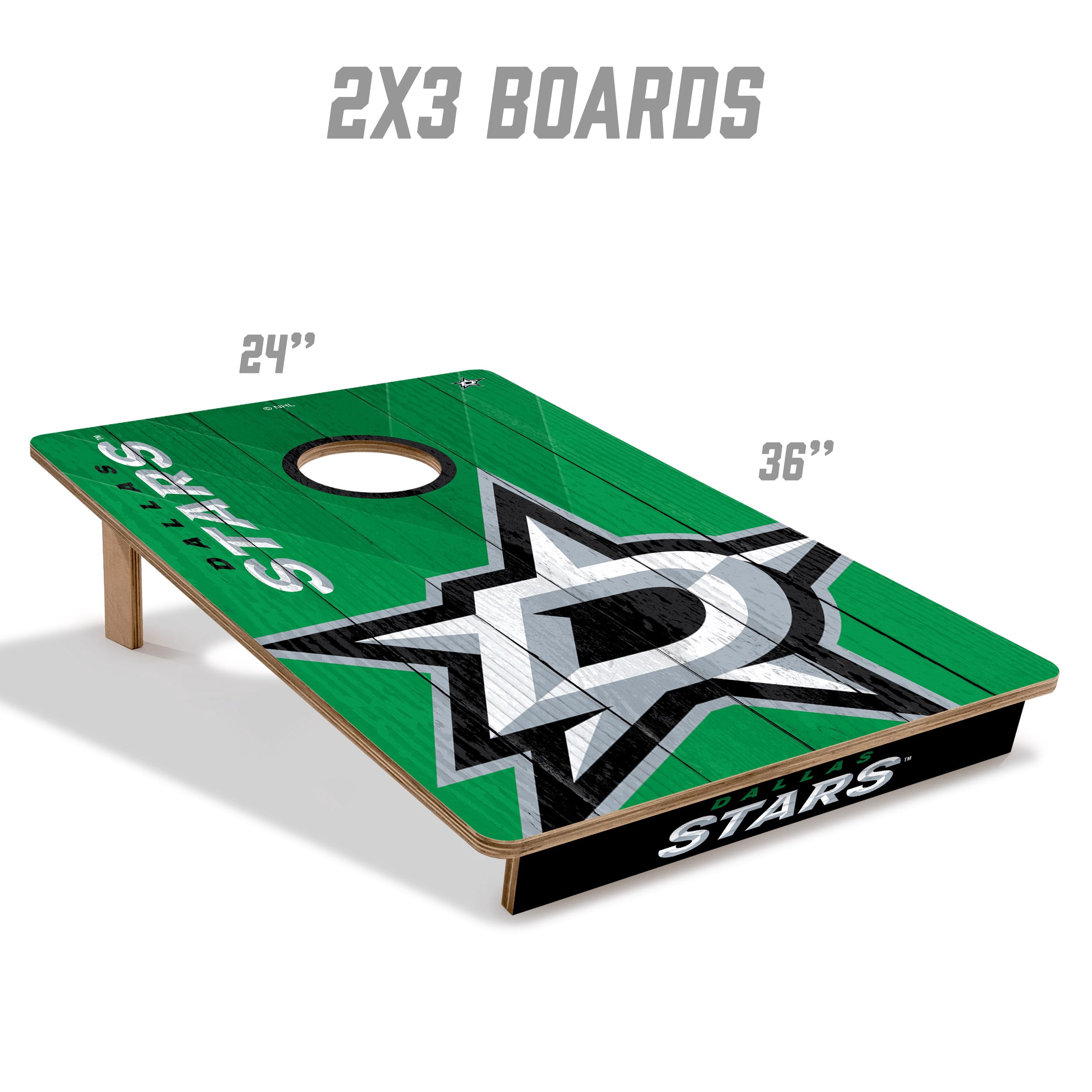 YouTheFan NHLDallas Stars 2' x 3' Cornhole Game