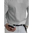 thumbnail image 2 of Cilcicy Men Relaxed Sports Elastic Comfort Long Sleeve Fall V-Neck Shirt, 2 of 4